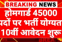 Home Guard Vacancy 2025