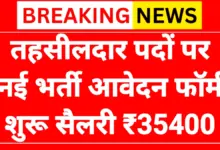 Tahasildar Notification 2026